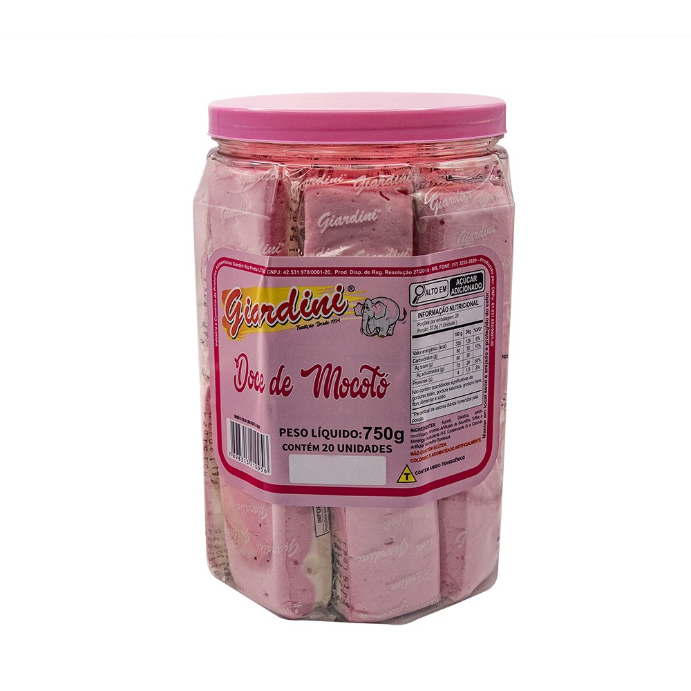 Doce Mocotó (Marshmallow) - Pote Com 20 Unidades