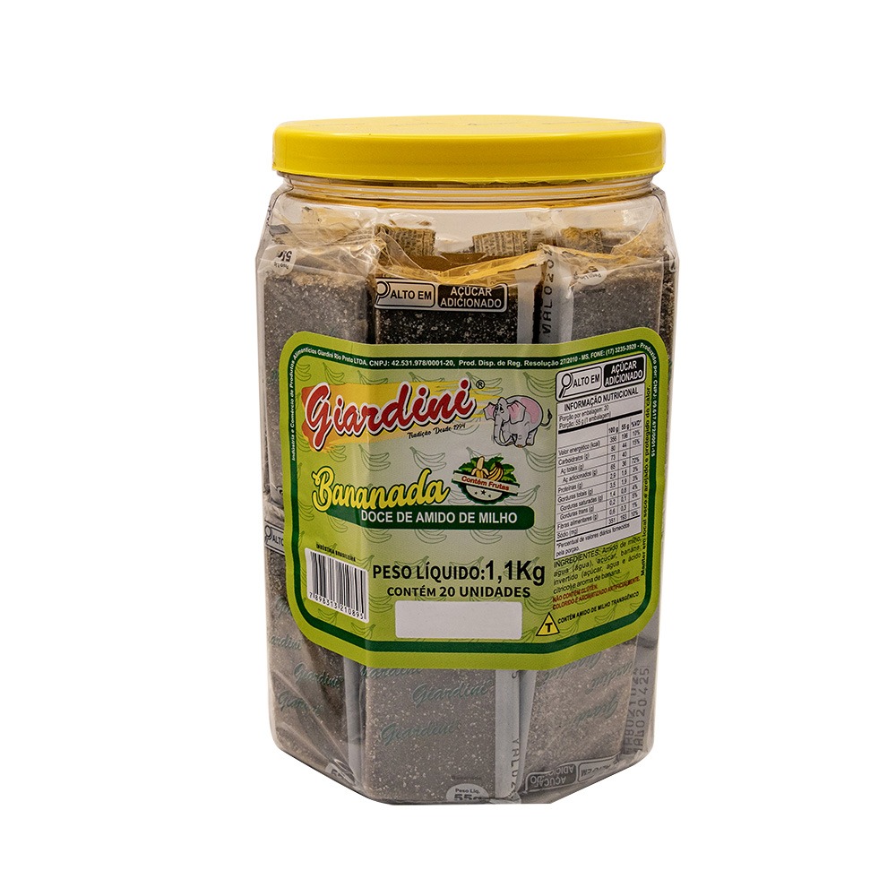 Banana - Pote Com 20 Unidades