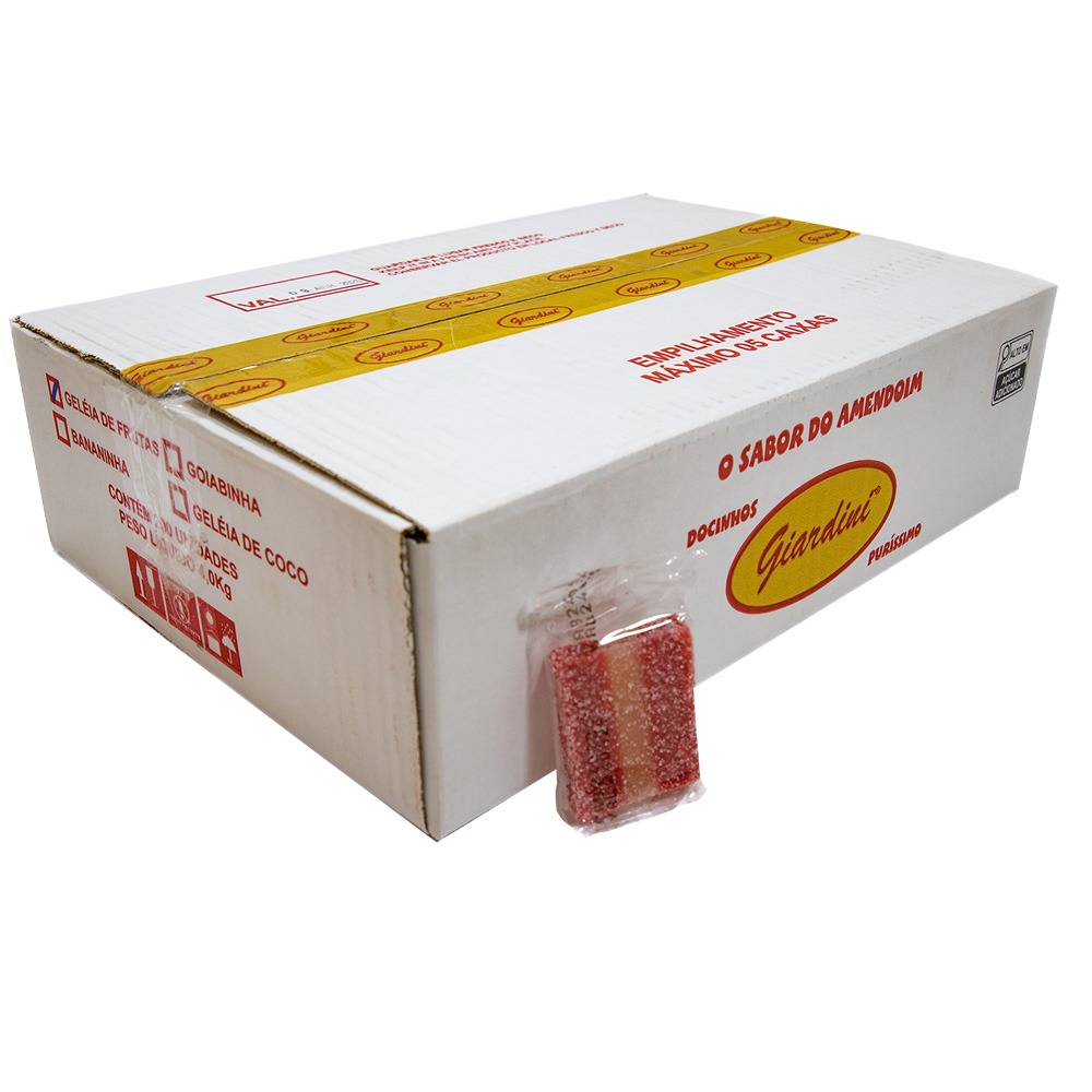 Geleinha De Frutas 20g - Caixa Com 200 Unidades